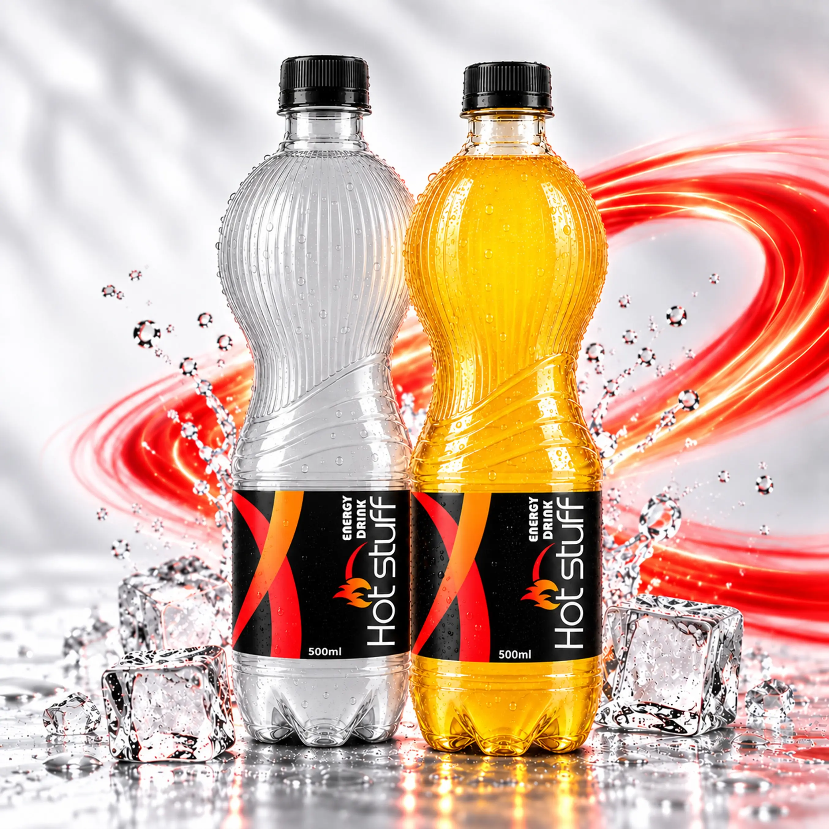 HOT STUFF Energy Drink 500ml PET Bottles